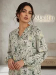 شومیز زنانه نخی طرح دار شیک